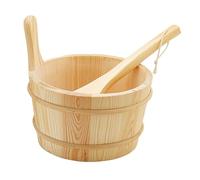 Baoblaze Seau et Louche pour Sauna 4 L, Seau à Eau Robuste pour d'hiver dans Les Hôtels