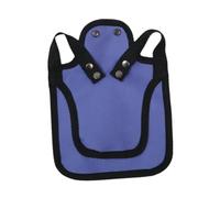 Baoblaze Selle de Poulet, économiseur de volaille, Accessoires de Protection pour Le Dos et Les côtés, Tablier de Poule extérieur réglable, Protecteur de, Violet