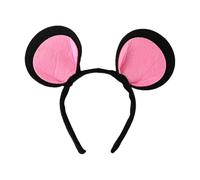 Baoblaze Serre-tête Oreilles de Souris, Accessoires pour Cheveux, Cerceau pour Bal, Mascarade, Spectacle sur scène, Noir