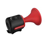 Baoblaze Sonnette de Vélo Sonnette VTT Corne Électrique Sonnette pour Guidon Vélo Installation Facile Son Puissant Étanche Convient à Enfants Adultes Cyclisme, Rouge