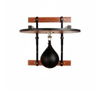Baoblaze Speed Ball de Boxe Mural Équipement d'Entraînement Plateforme Sac de Structure Solide Bois Acier Rotule à Roulement pour Oscillation Régulière Réglage, Épaisseur De La Planche 3,8 Cm