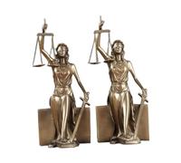 Baoblaze Statue de dame Justice, collections d'ornements de bureau, serre-livres décoratifs, Sculptures de déesse romaine pour armoire, Table de salon