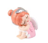 Baoblaze Statue de Fille, Tirelire, Pot d'épargne pour Enfants, pièce maîtresse Amusante, Figurine créative de Fille, Cadeau décoratif pour Cadeaux de Vacances, Grand Rose