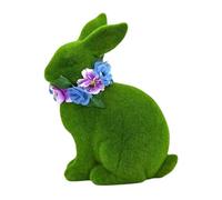 Baoblaze Statue de lapin, figurine décorative, sculpture animale pour cheminée, meuble de rangement, pendaison de crémaillère