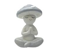 Baoblaze Statuette de champignon de méditation, ornement de table, petite sculpture décorative pour étagère, Style B