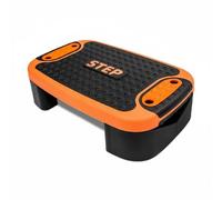Baoblaze Step de Fitness Réglable Banc de Step Aérobic Plateforme de Cardio Marchepied Antidérapant en TPE et PP Adapté à Exercices Domestiques Cours de Fitness Équilibre Tonus Musculaire, Orange