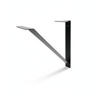 Baoblaze Support de Boîte aux Lettres Support Équerre Fixation en Métal Solide Plaque Verticale et Bras d'Angle pour Stabilité Visserie sur Pilier Convenable aux Allées Portails