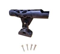 Baoblaze Support de Canne à Pêche Kayak Porte-Canne Fixation Monture Réglage Fluide à 360 pour Aligner la Canne Selon la Vis de Montage Fournies Suitable pour Sortie en Kayak Barque Float Tube
