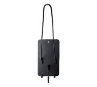 Baoblaze Support de Casque Mural Porte Casque Porte-accessoires Patère Murale en Métal Noir avec Accroche Inférieure Gain de Place Adapté au Vestiaire Abri