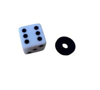 Baoblaze Support de Cymbale pour Batterie Support Tige Embout Adaptateur avec Embout Décoratif à Marquages et Amorti Feutre Montage Simple et Sûr Adapté aux, Blanc
