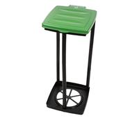 Baoblaze Support de sac poubelle d'extérieur, décoration tendance, organisateur de sac poubelle, support pour fête dans la cour, pique-nique en intérieur, Vert