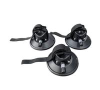 Baoblaze Support de Vélo à Ventouse Porte-vélo Toit Automobile Montage Express à Pompe Verrouillage par Vide pour Sécurité Solution Légère Adapté aux Routes, Sangles en Nylon