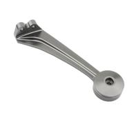 Baoblaze Support d'Échappement Support Échappement Support Silencieux Support Pot Atout Aluminium Alliage Léger Courbure Longue Montage Ferme Adapté aux Bicylindres R9T 2014-2019 , Argent