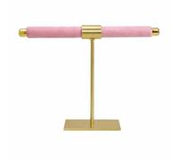 Baoblaze Support Présentation pr Bijx | Structure Métallique, t, Porte-Bijx Barre Cylindrique, pr Coiffeuse, Vitrine, Particuliers, Rose