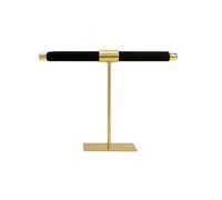 Baoblaze Support Présentation pr Bijx | Structure Métallique, t, Porte-Bijx Barre Cylindrique, pr Coiffeuse, Vitrine, Particuliers, Noir