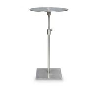 Baoblaze Table d'Appoint Morne Réglable en Hauteur avec Structure Métallique Robuste et Sign Épuré Adapté pour Salon Séjour et Détente, 500mm Diamètre du Plateau Rond, Style to 3