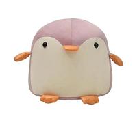 Baoblaze Tabouret Animal Tabouret de Pied Banc de Chaussure Banc de Salle de Bain Pouf Doux en Peluche pour Bureau Convient à Enfants Parents, Rose