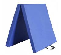 Baoblaze Tapis de Gymnastique Matelas Coussin en Mousse Pliable Polyvalent avec Structure Stable Offrant Surface de Soutien pour Roulades et Assouplissements, 蓝色, 100 50 5
