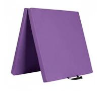Baoblaze Tapis de Gymnastique Matelas Coussin en Mousse Pliable Polyvalent avec Structure Stable Offrant Surface de Soutien pour Roulades et Assouplissements, 紫色, 100 50 5