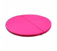 Baoblaze Tapis de Gymnastique Rond Matelas Antichoc Pliable Pad d'exercice Coussin de Réception Surface de Pratique Rembourrage Épais en PU et Coton Perlé, Color to 8, Size to 8