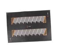 Baoblaze Tapis de stationnement 1:64 pour garage souterrain, tapis de jeu enroulable pour bureau, tapis de scène de voiture pour modèle de véhicule diorama, C