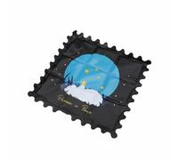Baoblaze Tapis Rafraîchissant en Gel Coussin Refroidissant pour Chaise Tapis Glacé Pad Portable PVC Ice Crystal pour Confort Cutané Structure Souple Pliable, Ours Ciel Nocturne