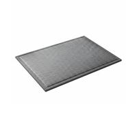 Baoblaze Tapis Rafraîchissant pour Animaux Tapis de Repos Tapis Antidérapant Coussin Tressé Surface Respirante en Rotin et Mousse Mémoire Entretien Simple, Gris Tressé, 65x90cm