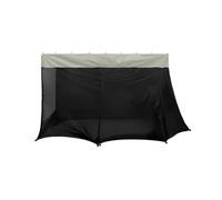 Baoblaze Tente de Voiture Extérieure Auvent Queue Véhicule Abri Canopy Matériau Oxford Noir Maille Serrée Ventilation Adaptée aux Sorties Familiales Camping, Blanc Ivoire