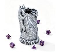 Baoblaze Tour à Dés Dragon en Résine Distributeur Lanceur Accessoire de Jeu Structure Robuste et Défilement Fluide Esthétique Médiévale Gothique Adaptée aux, Style to 1