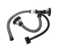 Baoblaze Tuyau d'Évacuation d'Évier de Cuisine, Tuyau d'Égout, Évier Double, Facile à Installer, Accessoire, Remplacement du Tuyau d'Évacuation des Déchets