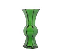 Baoblaze Vase en Verre Sculptural Élégant Vase à Silhte en blier Morne Pièce Décorative Sculptural, lon, Vert