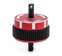 Baoblaze Vehicle Gear Assembly Différentiel Rc Ensemble Engrenages Transmission Boîtier Aluminium pour Véhicule 2wd Distribution de Puissance Fluide Pignons, Rouge