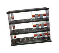 Baoblaze Vitrine de garage 1:64 pour véhicule, scène de jouet, arrière-plan, voiture moulée sous pression, vitrine de collection pour modèles de voitures de