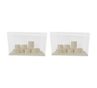 Baoblaze Vitrine Transparente En 2 Parties pour Figurines de Collection et Maquettes.