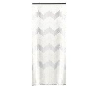 BAOCAHDA Rideau de porte en bois à perles pour porte de balcon - Moustiquaire - Porte de balcon - Cadeau - 90 x 220 cm (marron, beige)