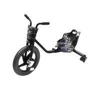 BAOCHADA Crazy Cart Trottinette pour enfants, 4 types de longueurs réglables, roue avant Drift Trike de 40 cm, capacité de charge maximale de 80 kg, 3 roues pour enfants à partir de 4 ans (flash)