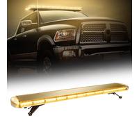 BAOCHADA Gyrophare à 96 LED - Barre d'avertissement - 12/24 V - Feu d'avertissement - Lampe clignotante d'urgence avec 16 modes stroboscopiques - Barre lumineuse de voiture pour camion, tracteur