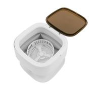 BAOCHADA Mini machine à laver portable, pliable, capacité de 10 l, moteur à turbine 320 tr/min, avec 3 programmes de lavage, idéale pour les voyages, le dortoir, le camping-car, les sous-vêtements