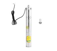 BAOCHADA Pompe solaire pour puits profonds DC 24 V 370 W Boîtier en acier