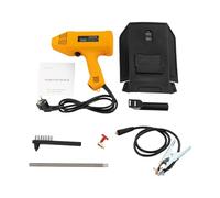 BAOCHADA Poste à souder à électrodes 220 V, soudeur électrique portable avec onduleur IGBT et appareil à souder à électrodes LCD numérique, 3000 W, pour l'ingénierie mécanique (orange)