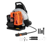 BAOCHADA Souffleur arrière à essence 63 CC à 2 temps - 2,7 kW - Avec réservoir de 1,8 l - 6800 tr/min - Refroidi par air - Pour jardin, pelouse et nettoyage de la route