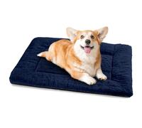 BaoDan Cuccia pour chiens de petite taille, lavable, 75 x 50 cm, moelleuse avec fond antidérapant, couette pour chiens de petite et moyenne taille, bleu marine