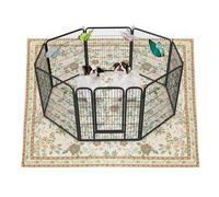 BaoDan Tapis Absorbant Chien, Tapis Éducateur pour Chien Lavable, 80x90cm 2 Pièces Réutilisable, Ultra Absorbant et Antidérapant,Convient aux Chiens, Chats et Lapins, Motif Floral Marron