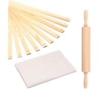 BAODBF Baguettes de guidage de roulement de poterie, 5 tailles, espaceurs de cuisson, rectangulaires, guide pour les ateliers de poterie, les bricoleurs, les guides de roulement avec barres de guidage