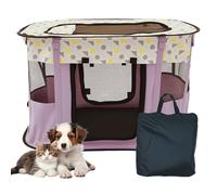 BAODBF Cage pour chat balcon - Portable - 82,5 x 61,5 x 59,5 cm - Pour l'intérieur - Tissu pliable - Portable - Avec sac de rangement - Boîte pliable pour chien pour la maison