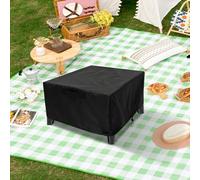 BAODBF Housse de barbecue à gaz résistante aux intempéries - Tissu Oxford 420D universel - Protection contre la rouille et la moisissure - Pour four à pizza à gaz Cozze - Noir - L : 62 x 62 x 28 cm