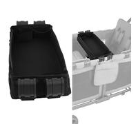 BAODBF Plateau à collation pour poussette - Plateau amovible pour poussette - Accessoires de poussette - Design double couche - 40,5 x 20,5 x 9,5 cm - Pour poussette W1 et W2 - Noir