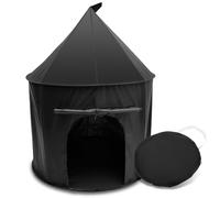 BAODBF Tente Sensorielle Occultante Pop Up Enfant Intérieur 100cm pour Aide avec Autisme, SPD, Anxiété (Noir)