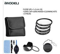 BAODELI-Ensemble de filtres d'objectif pour Nikon IL Sony,famille de filtres d'objectif,Nd Fld,Uv Macro Star ycin isatie,49mm,52mm,55mm,58mm,62mm,67mm,72mm,77mm,82mm,accessoires - Type [SET 4]-72mm