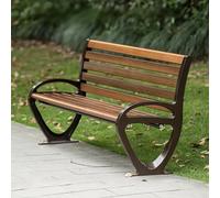Baodiale Banc de Jardin en Alliage de Zinc avec Dossier et accoudoirs, mobilier d'extérieur, bancs de Parc pour Patio, pelouse, Balcon, Cour, Porche